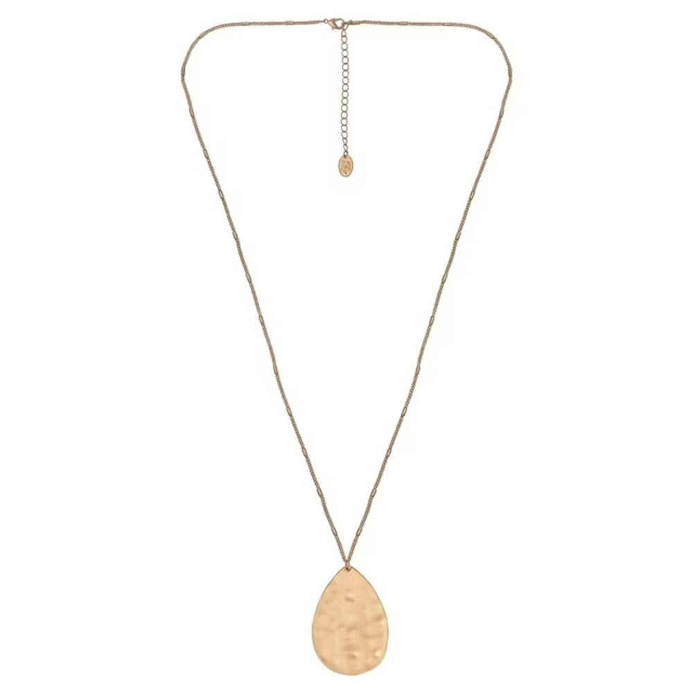2-Pack The Pioneer Woman Long Pendant Necklaces - Gold and Silver - Picture 4 of 10